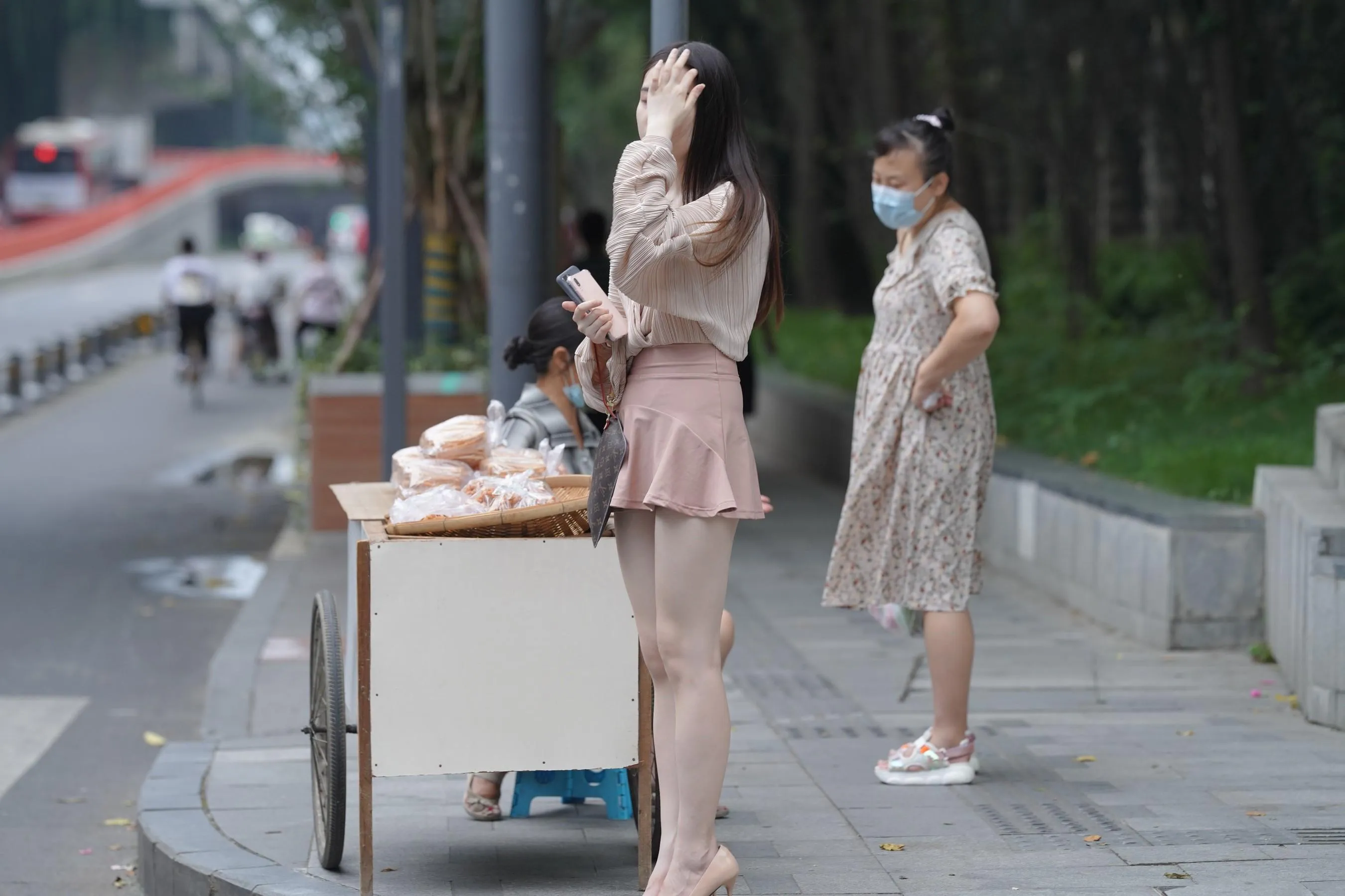 魔镜街拍 NO.167 可爱的粉色短裙小姐姐 [495P]插图